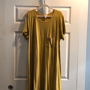 Super soft mustard Carly dress